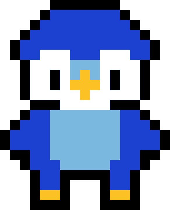 Blue penguin companion